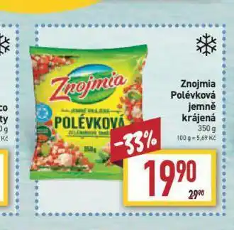 Billa Znojmia polévková nabídka