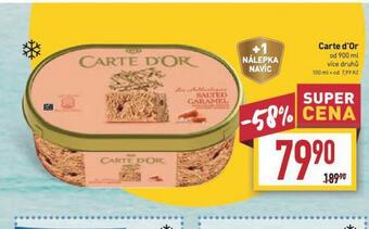 Billa Carte d'or zmrzlina nabídka