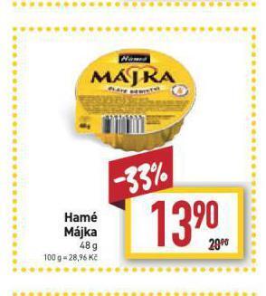 Billa Hamé májka nabídka