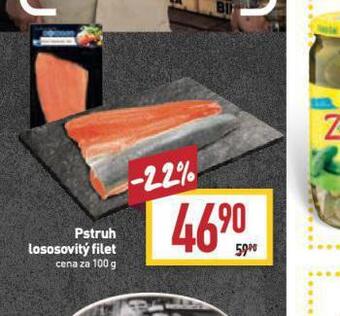 Billa Pstruh lososovitý filet nabídka