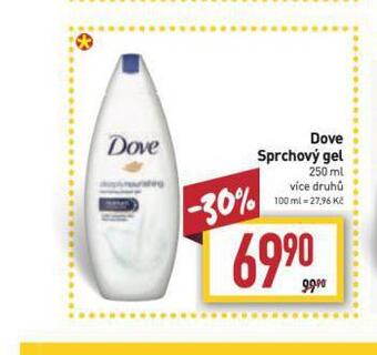 Billa Dove sprchový gel nabídka