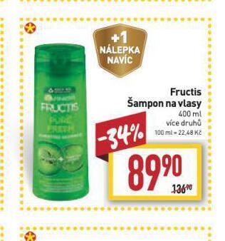 Billa Fructis šampon nabídka