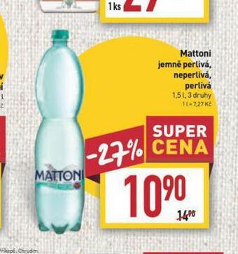 Billa Mattoni nabídka