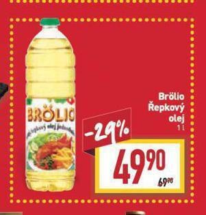 Billa Brolio řepkový olej nabídka