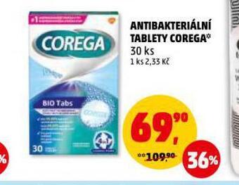 Penny Market Corega antibakteriální tablety nabídka
