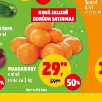 Penny Market Mandarinky nabídka