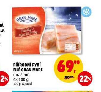 Penny Market Přírodní rybí filé gran mare nabídka