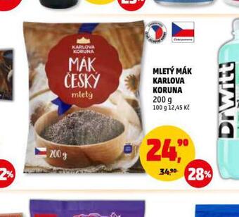 Penny Market Mletý mák karlova koruna nabídka