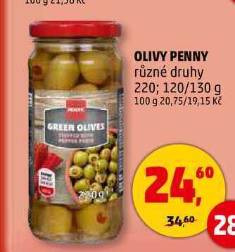 Penny Market Olivy penny, 220 g nabídka