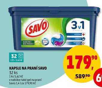 Penny Market Kapsle na praní savo, 32 ks nabídka