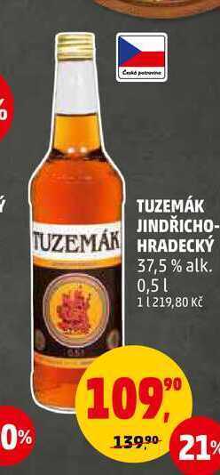 Penny Market Tuzemák jindřichohradecký, 0,5 l nabídka
