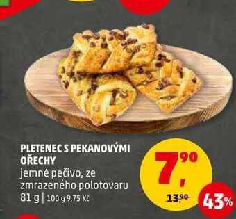 Penny Market Pletenec s pekanovými ořechy, 81 g nabídka