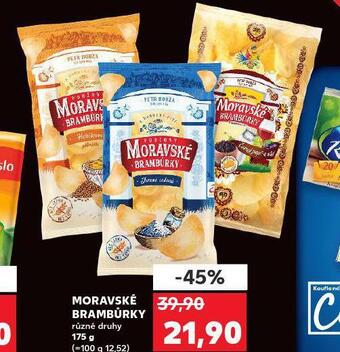 Kaufland Moravské brambůrky nabídka