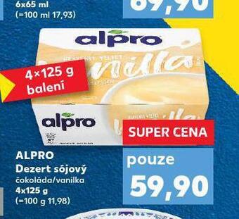 Kaufland Alpro dezert sójový nabídka