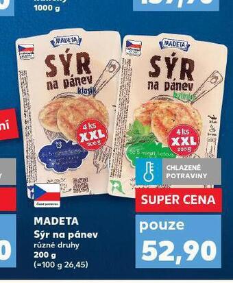 Kaufland Madeta sýr na pánev nabídka
