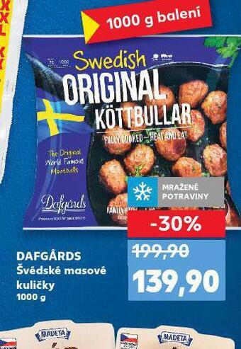 Kaufland Švédské masové kuličky nabídka