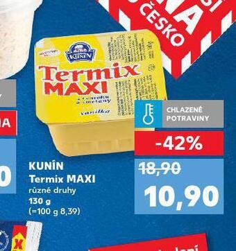 Kaufland Kunín termix maxi nabídka