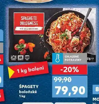 Kaufland Špagety boloňské nabídka