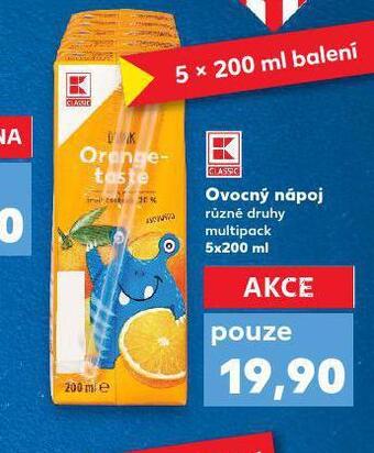 Kaufland Ovocný nápoj nabídka