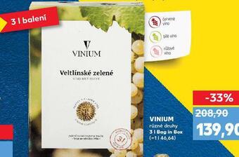 Kaufland Vinium nabídka