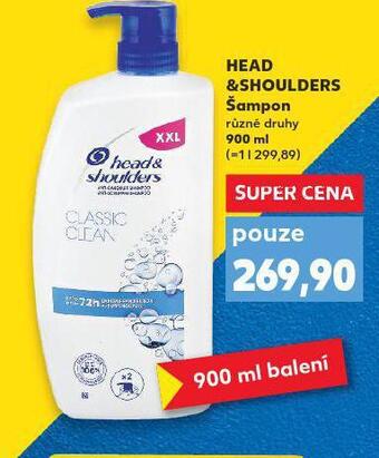 Kaufland Head&shoulders šampon nabídka