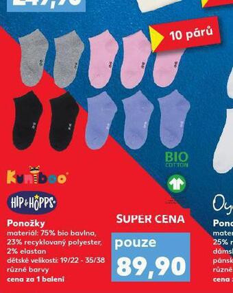 Kaufland Ponožky nabídka