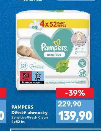 Kaufland Pampers dětské plenky nabídka