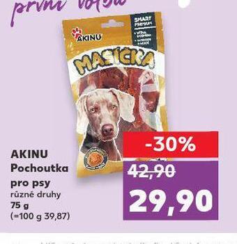 Kaufland Akinu pochoutka pro psy nabídka