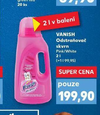 Kaufland Vanish odstraňovač skvrn nabídka