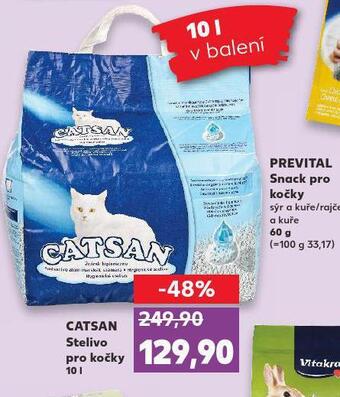 Kaufland Catsan stelivo pro kočky nabídka