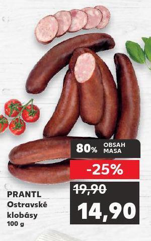 Kaufland Ostravské klobásy nabídka