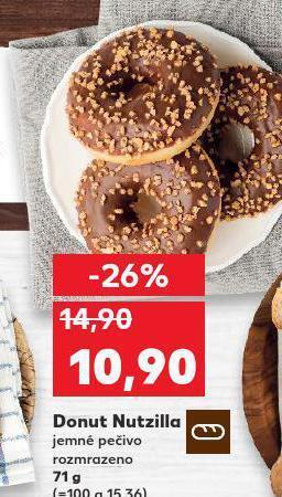 Kaufland Donut nutzilla nabídka