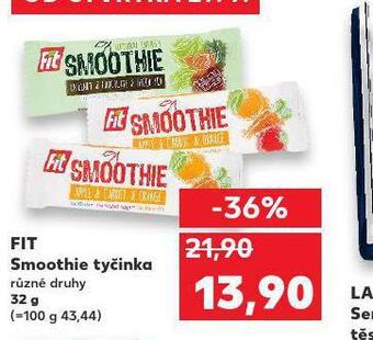 Kaufland Fit smoothie tyčinka nabídka