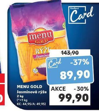 Kaufland Menu gold jasmínová rýže nabídka