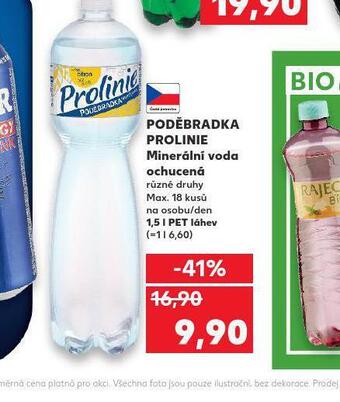 Kaufland Poděbradka ochucená nabídka