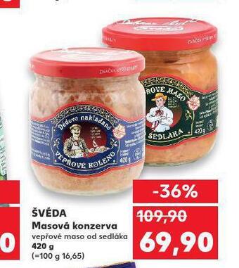 Kaufland Švéda masová konzerva nabídka