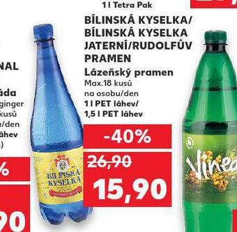 Kaufland Bílinská kyselka nabídka