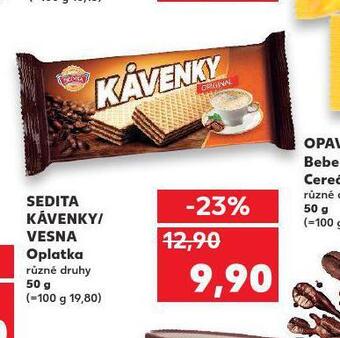 Kaufland Sedita kávenky / vesna nabídka