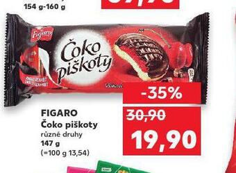 Kaufland Figaro čokopiškoty nabídka