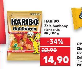 Kaufland Haribo želé bonbóny nabídka
