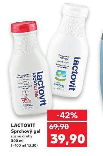 Kaufland Lactovit sprchový gel nabídka
