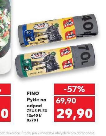 Kaufland Fino pytle na odpad nabídka