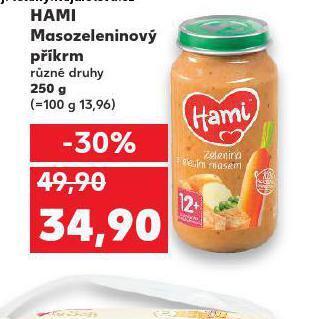 Kaufland Hami masozeleninový příkrm nabídka