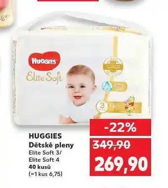 Kaufland Huggies dětské pleny nabídka