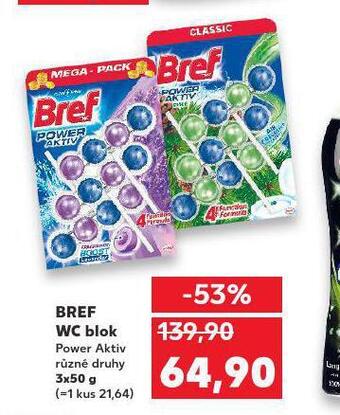 Kaufland Bref wc blok nabídka