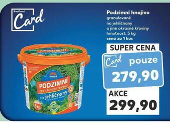 Kaufland Podzimní hnojivo nabídka