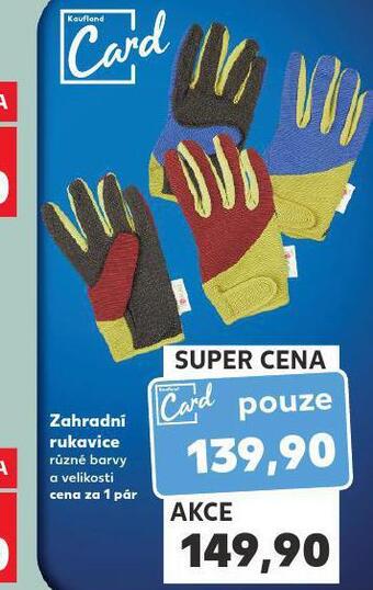 Kaufland Zahradní rukavice nabídka