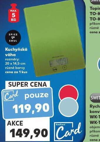 Kaufland Kuchyňská váha nabídka