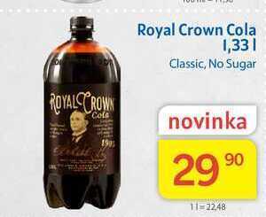 Kubík potraviny Royal crown cola 1,33l nabídka