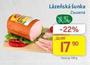 Kubík potraviny Lázeňská šunka zauzená 100 g nabídka